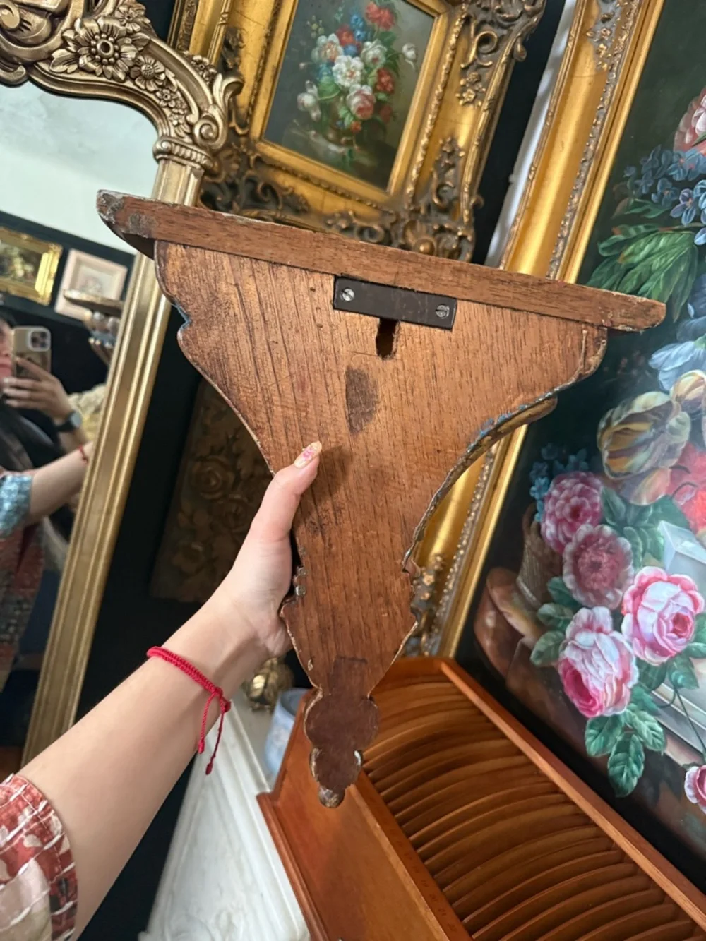 Large wood shelf